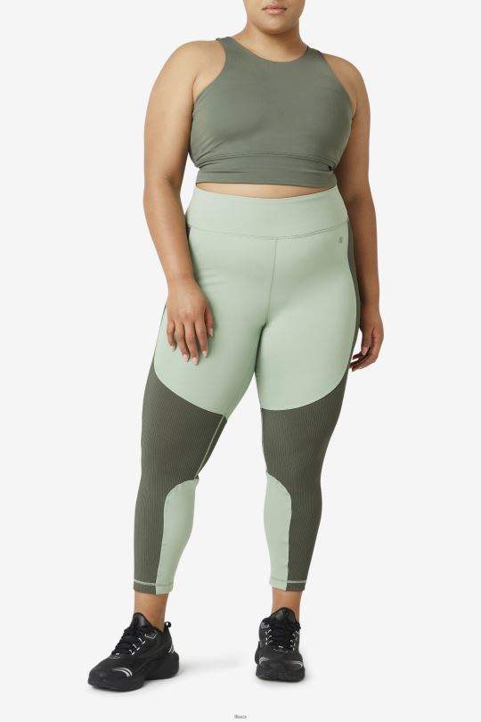 fila uplift vysoký výstřih sportovní podprsenka tymián 0668L1843 tymián FILA