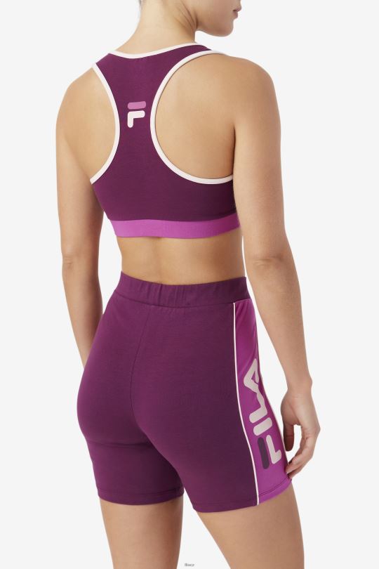 hroznové víno/rouge/potpourri kairi podprsenka top fila 0668L1482 hroznové víno/rouge/potpourri FILA