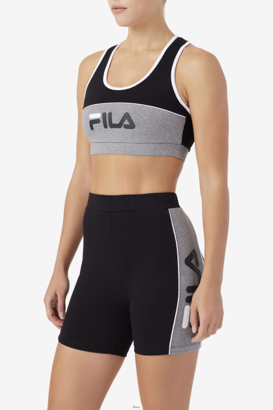 kairi podprsenka top fila černá/vřes/bílá 0668L1436 černá/vřes/bílá FILA