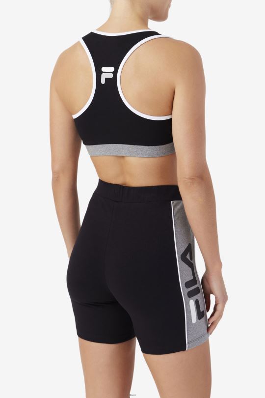 kairi podprsenka top fila černá/vřes/bílá 0668L1436 černá/vřes/bílá FILA
