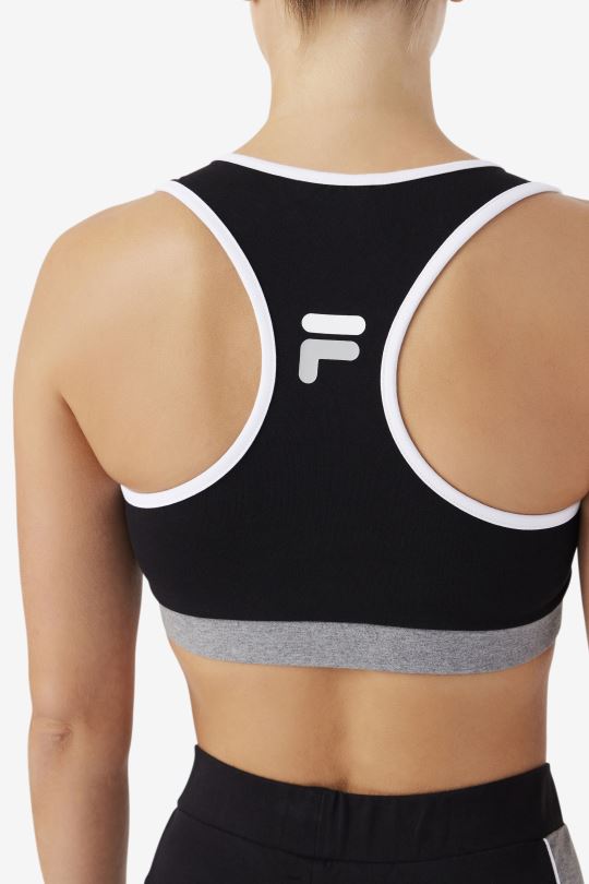 kairi podprsenka top fila černá/vřes/bílá 0668L1436 černá/vřes/bílá FILA