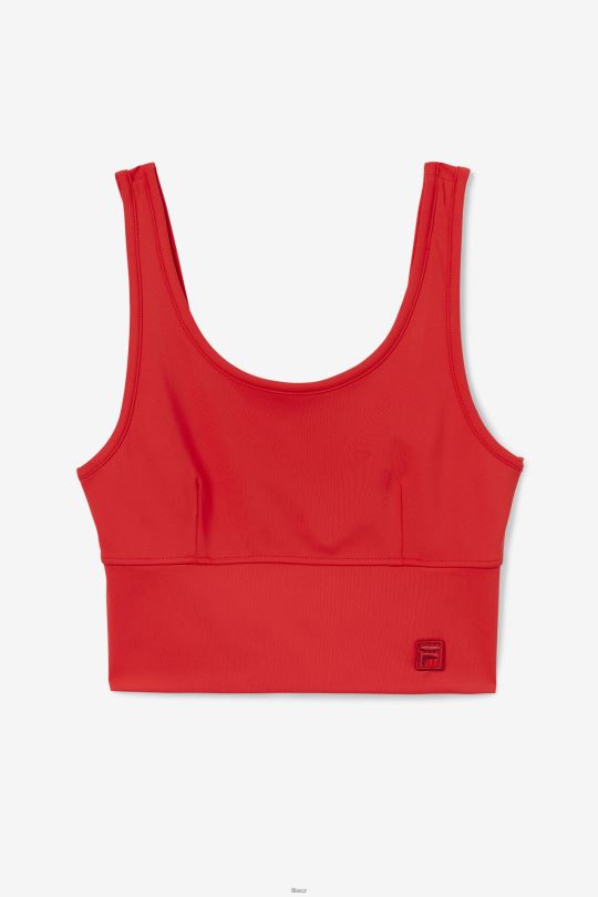 kora top podprsenka fila červená 0668L1460 Červené FILA