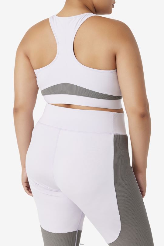 levandule modrá/gargoyle uplift racerback sportovní podprsenka fila 0668L1836 levandulově modrá/gargoyle FILA