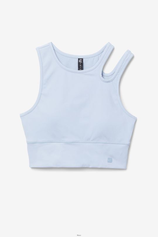 modrá mlha pozvednutí plátek crop bra top fila 0668L1824 modrá mlha FILA