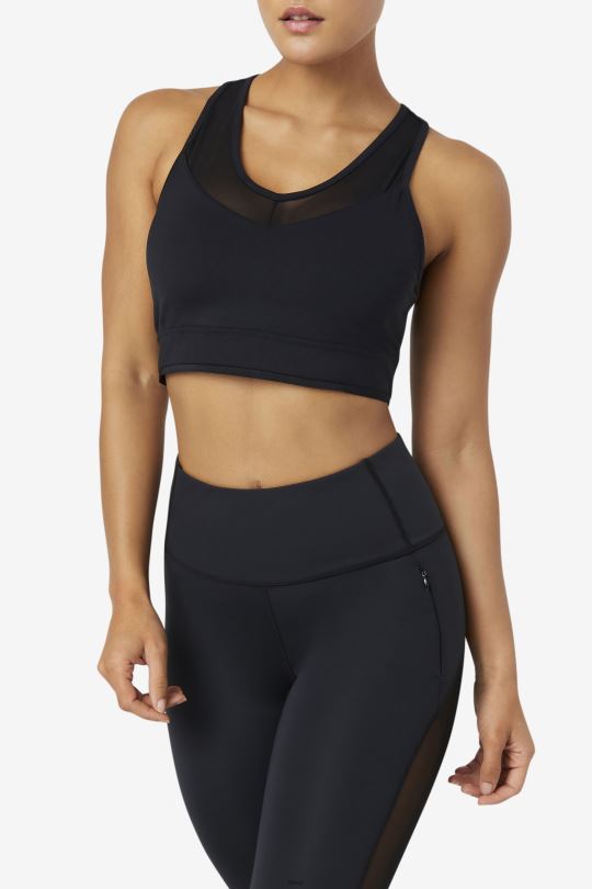 podprsenka fila uplift racerback top černý 0668L1801 Černá FILA