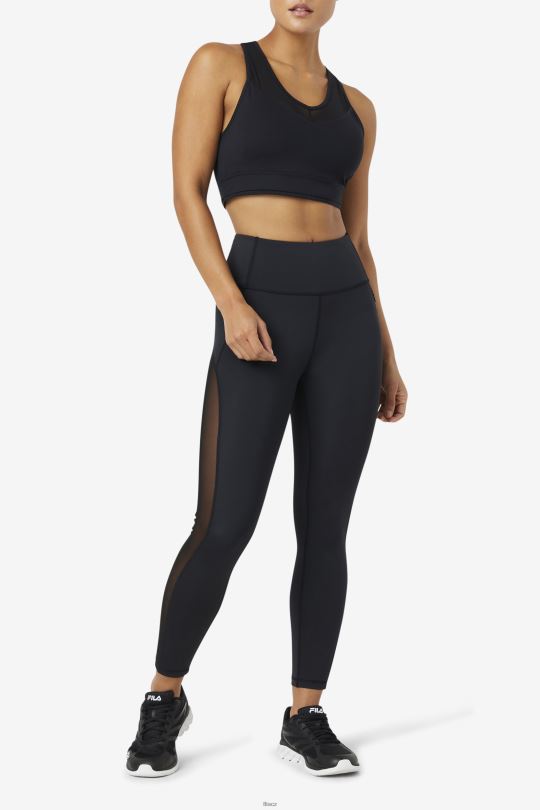 podprsenka fila uplift racerback top černý 0668L1801 Černá FILA