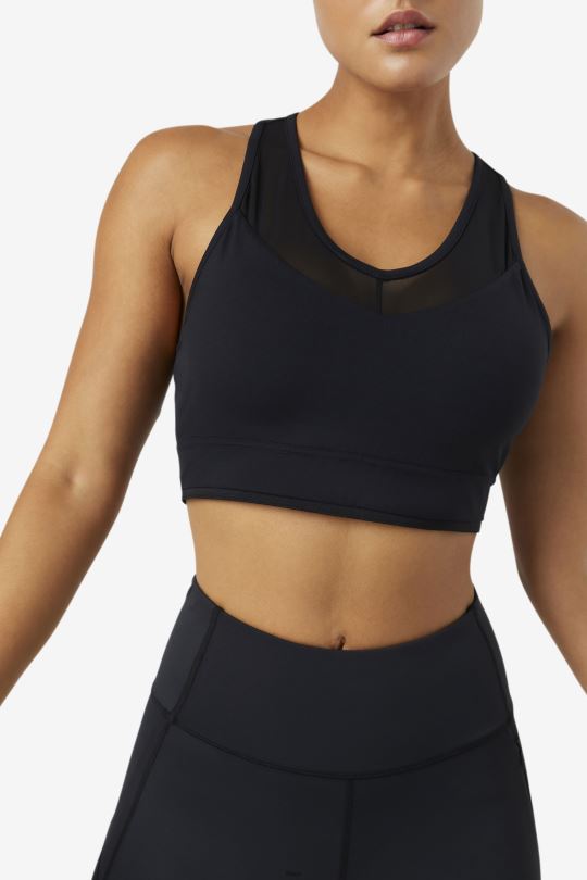 podprsenka fila uplift racerback top černý 0668L1801 Černá FILA