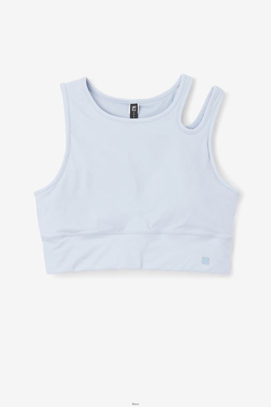 pozvednutí plátek crop bra top fila blue fog 0668L1856 modrá mlha FILA