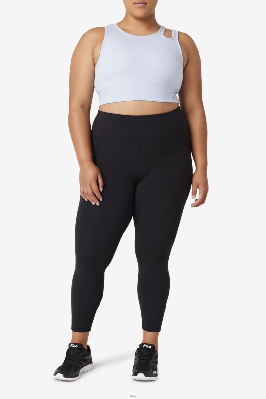 pozvednutí plátek crop bra top fila blue fog 0668L1856 modrá mlha FILA