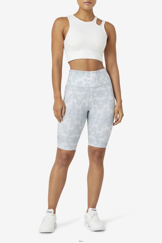 pozvednutí plátek crop podprsenka top bílá fila 0668L1823 bílý FILA