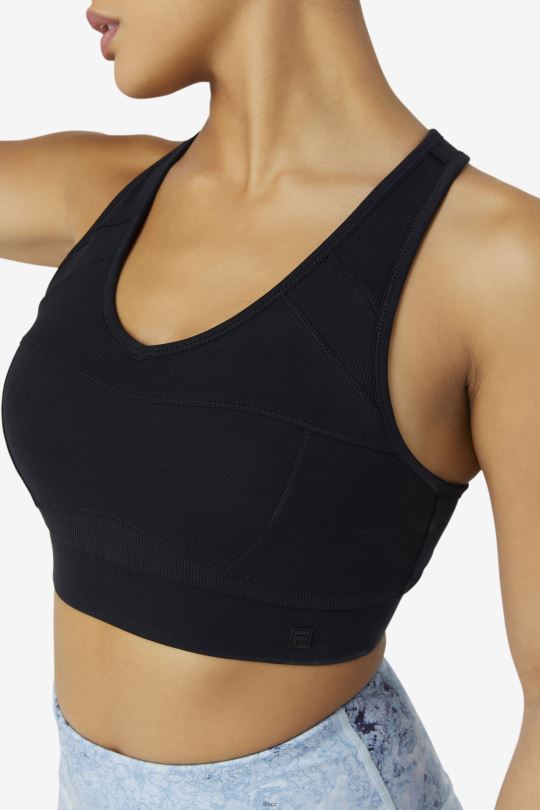 sportovní podprsenka fila black uplift racerback 0668L1816 Černá FILA