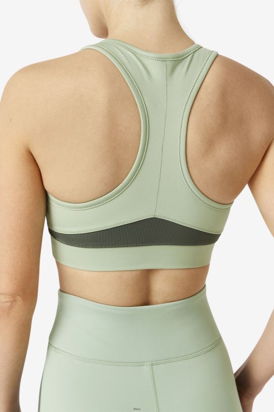 sportovní podprsenka fila uplift racerback bazalka/tymián 0668L1819 bazalka/tymián FILA