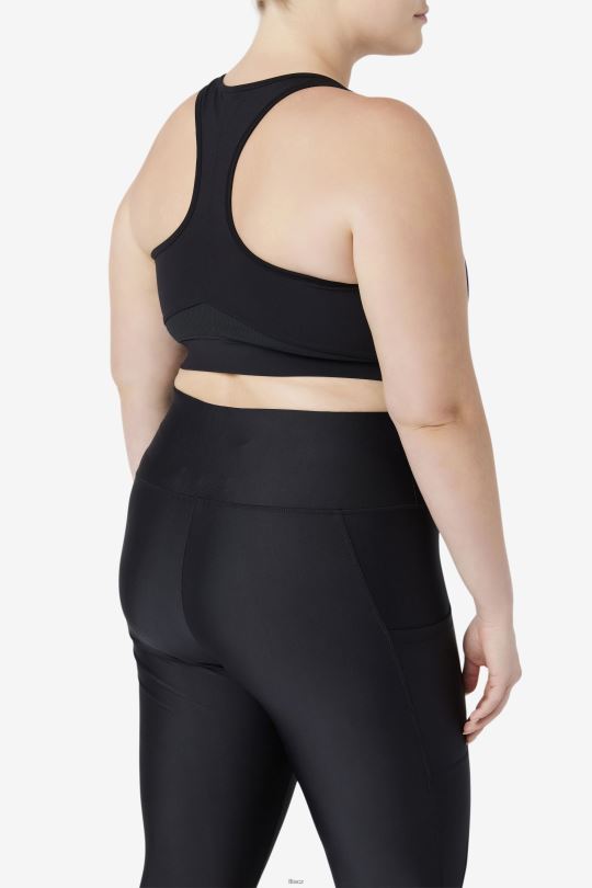 sportovní podprsenka fila uplift racerback černá 0668L1837 Černá FILA