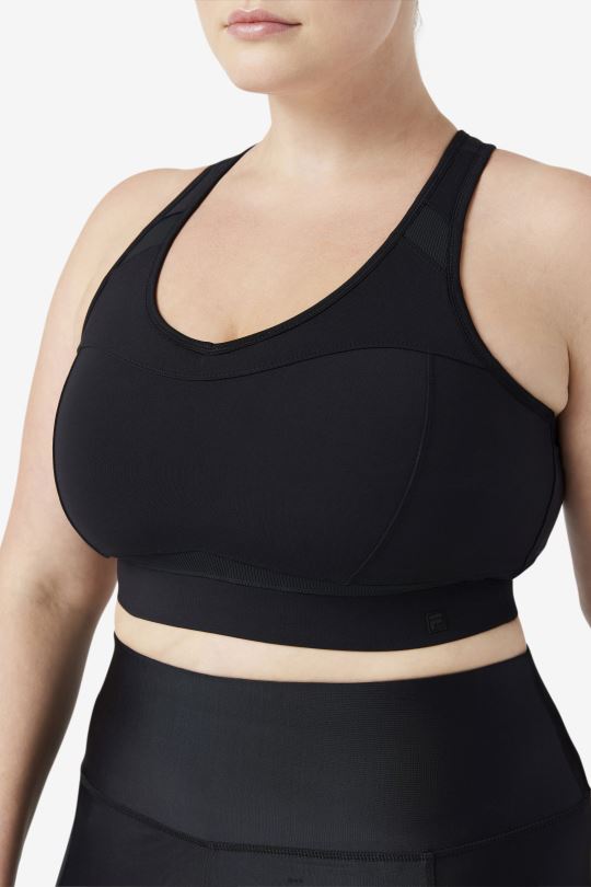 sportovní podprsenka fila uplift racerback černá 0668L1837 Černá FILA