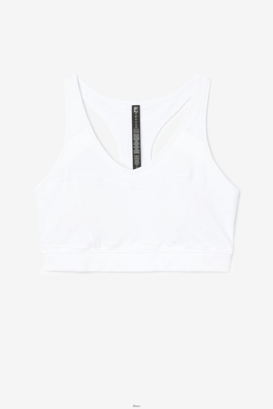 sportovní podprsenka fila white uplift racerback 0668L1834 bílý FILA