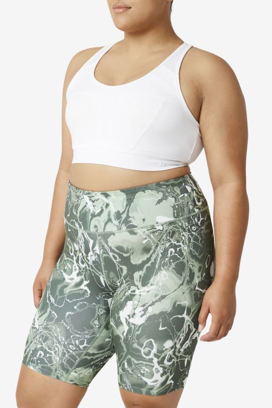 sportovní podprsenka fila white uplift racerback 0668L1834 bílý FILA