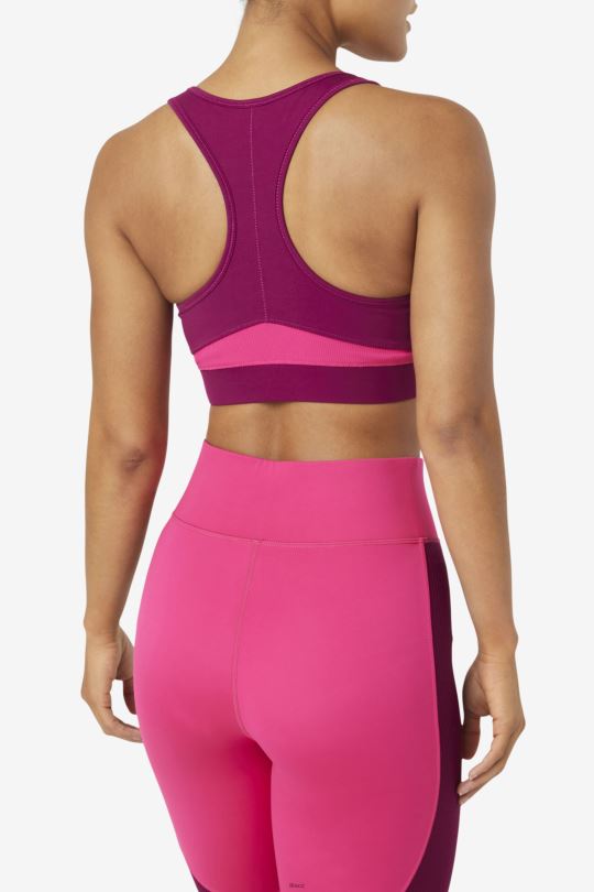 sportovní podprsenka mprpl/ppck fila uplift racerback 0668L1821 mprpl/ppck FILA