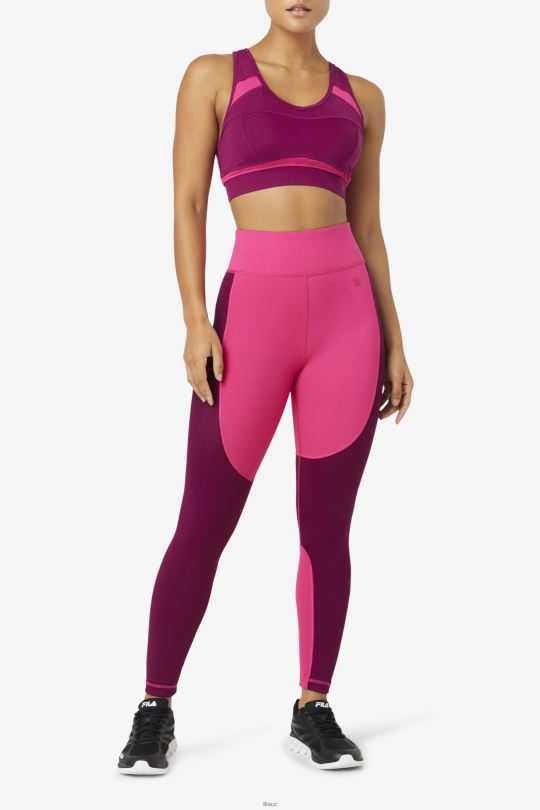 sportovní podprsenka mprpl/ppck fila uplift racerback 0668L1821 mprpl/ppck FILA