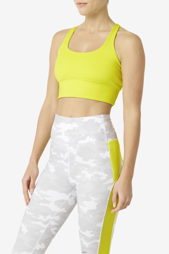 sulfur fila uplift cross back podprsenka top 0668L1815 síra FILA