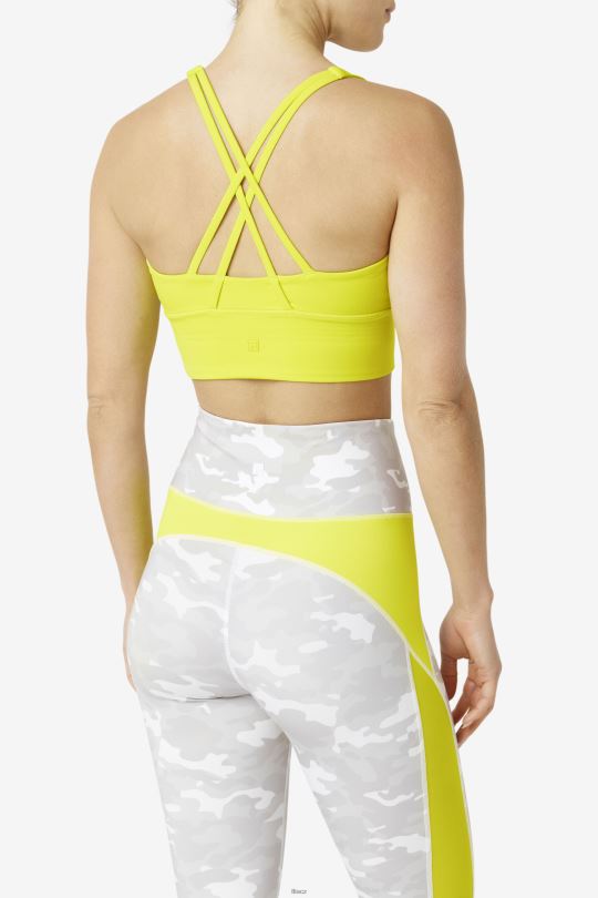 sulfur fila uplift cross back podprsenka top 0668L1815 síra FILA