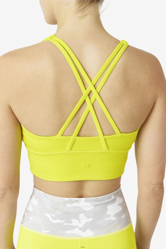 sulfur fila uplift cross back podprsenka top 0668L1815 síra FILA