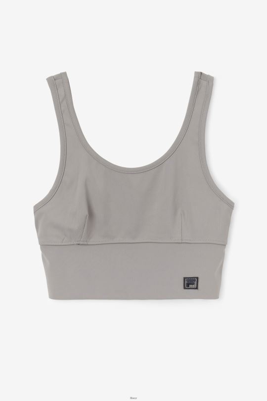 top podprsenka z broušeného niklu fila kora 0668L1419 kartáčovaný nikl FILA