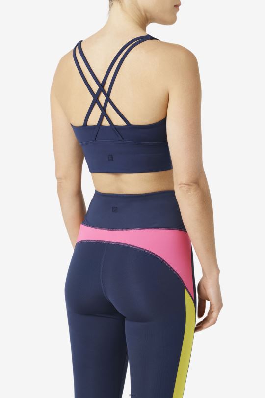 uplift cross back bra top navy fila 0668L1793 námořnictvo FILA