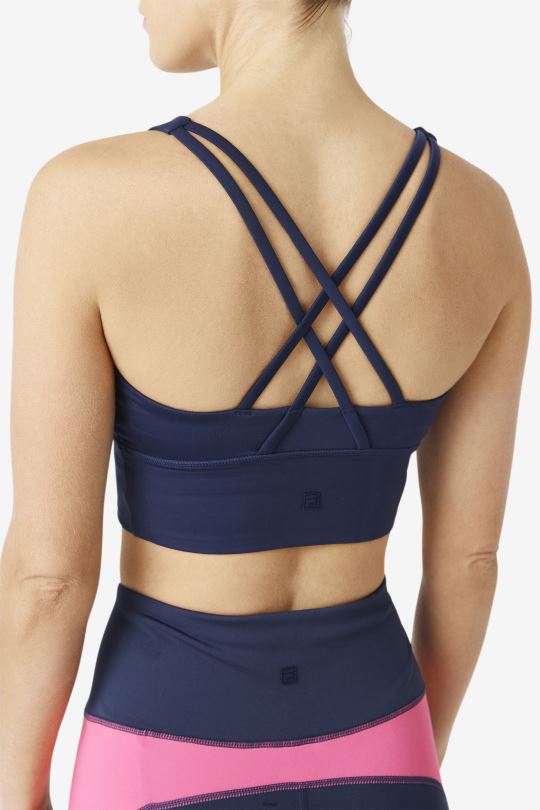 uplift cross back bra top navy fila 0668L1793 námořnictvo FILA
