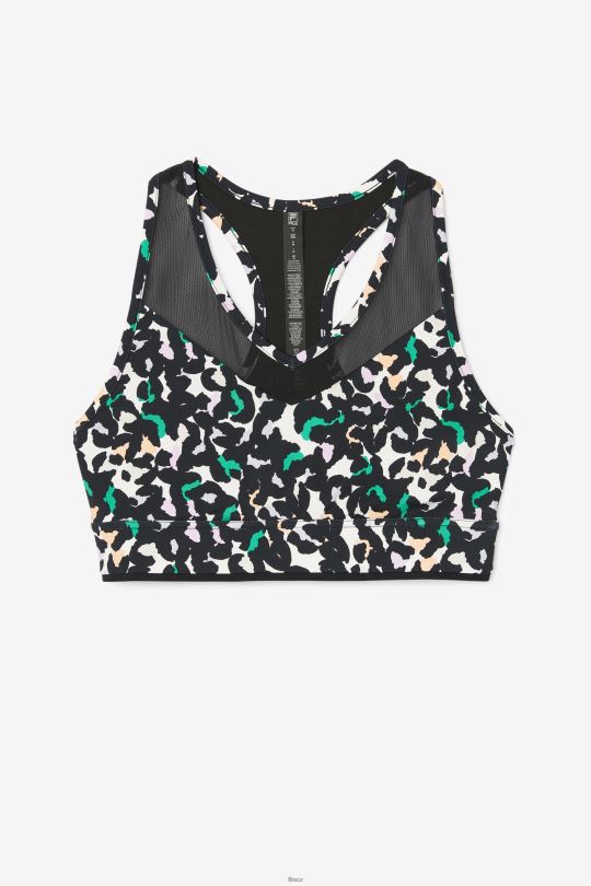 uplift racerback podprsenka top fila black animal 0668L1802 černé zvíře FILA