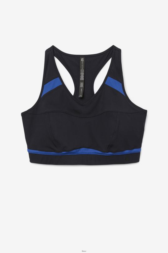uplift racerback sportovní podprsenka fila černá/námořnická pivoňka 0668L1838 černá/námořnická pivoňka FILA