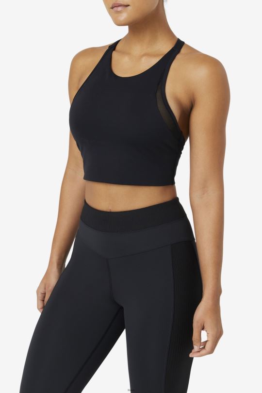 uplift t-back sportovní podprsenka fila černá 0668L1796 Černá FILA