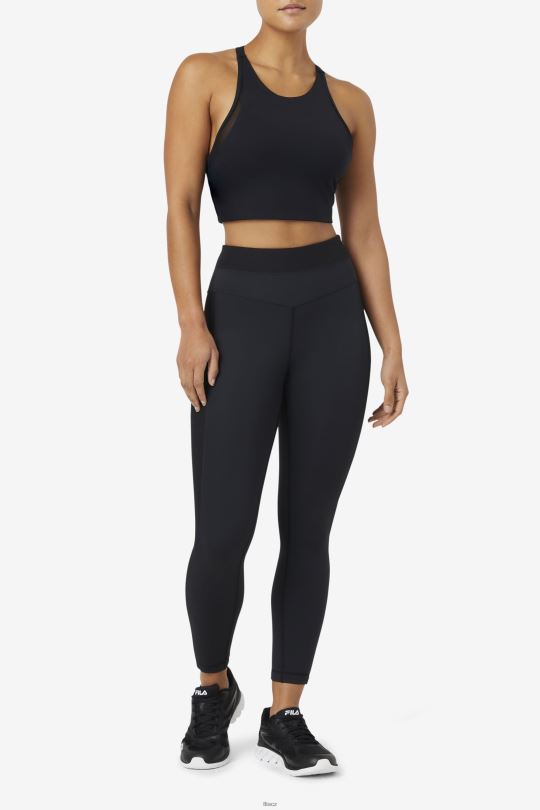 uplift t-back sportovní podprsenka fila černá 0668L1796 Černá FILA