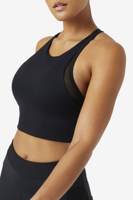 uplift t-back sportovní podprsenka fila černá 0668L1796 Černá FILA