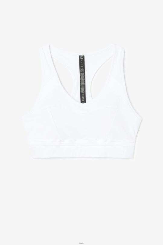white uplift racerback sportovní podprsenka fila 0668L1818 bílý FILA