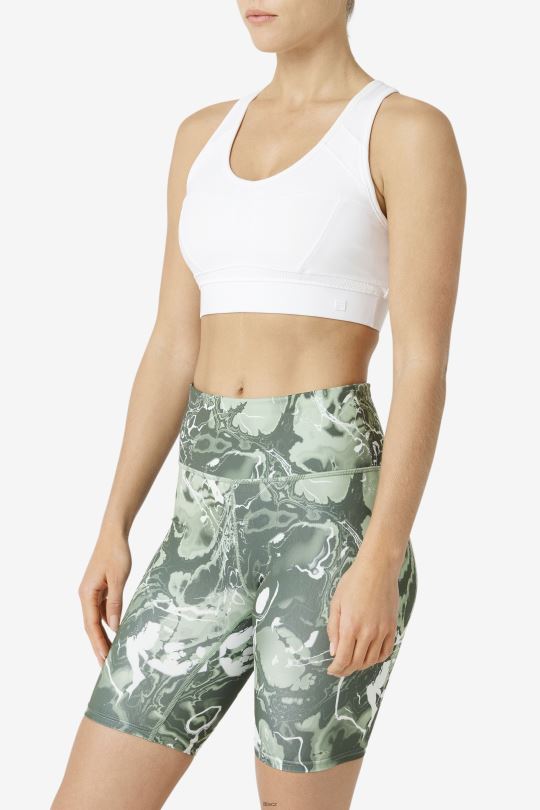 white uplift racerback sportovní podprsenka fila 0668L1818 bílý FILA
