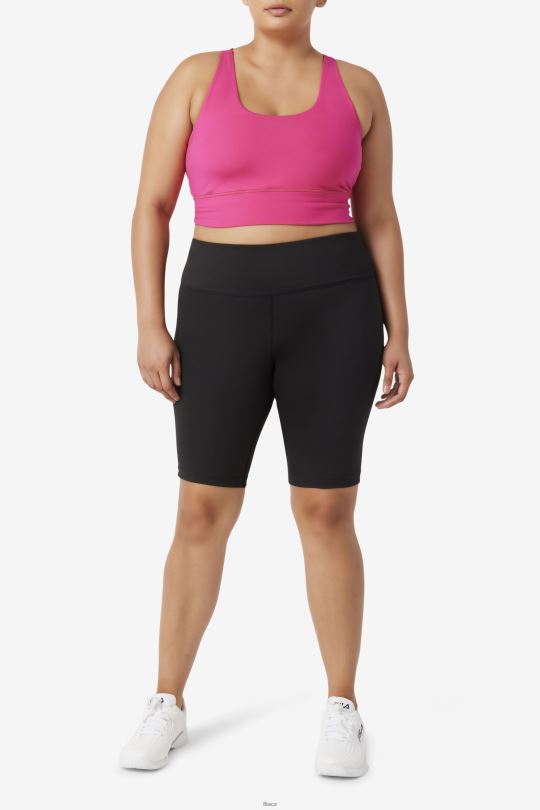 zářivě růžová fila uplift cross back top podprsenka 0668L1827 světle růžová FILA