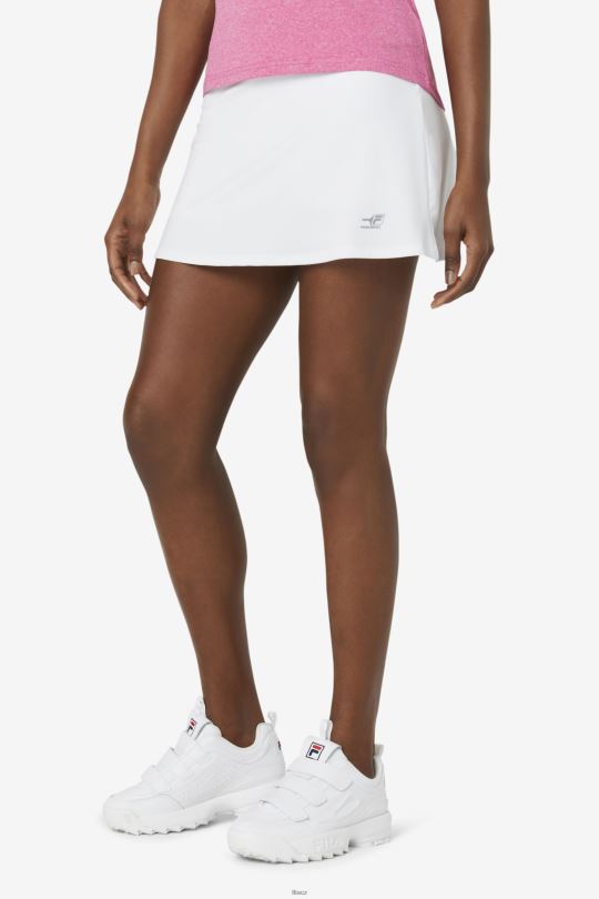 fila bílá nakládaná poskakovat skort 0668L2038 bílý FILA