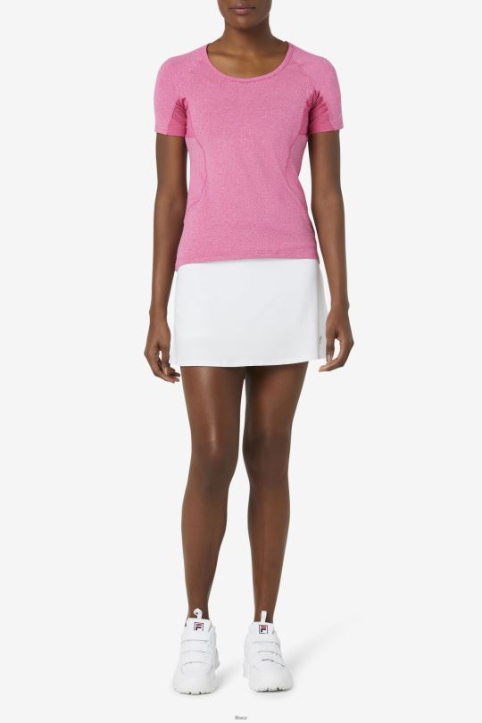 fila bílá nakládaná poskakovat skort 0668L2038 bílý FILA