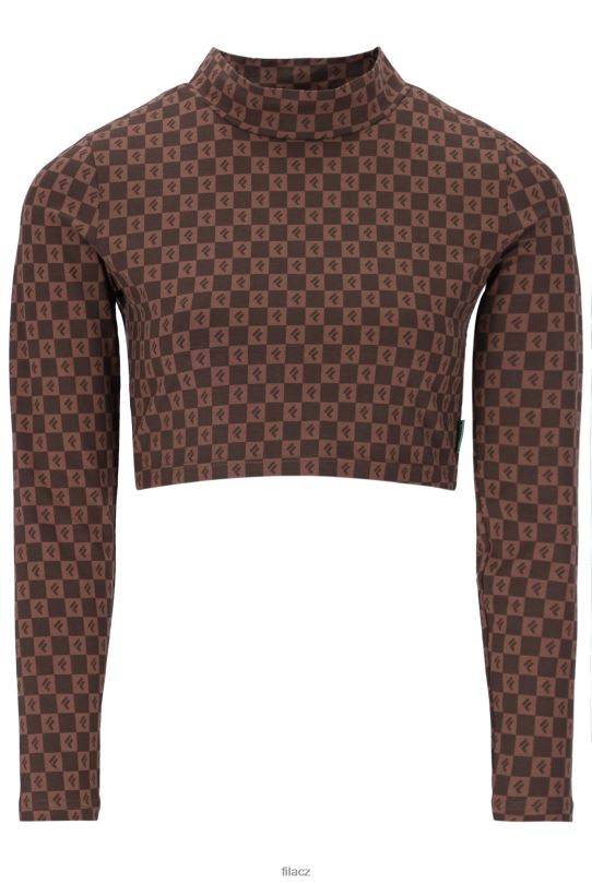 Crop top s dlouhým rukávem fila tori 0668L3415FILA