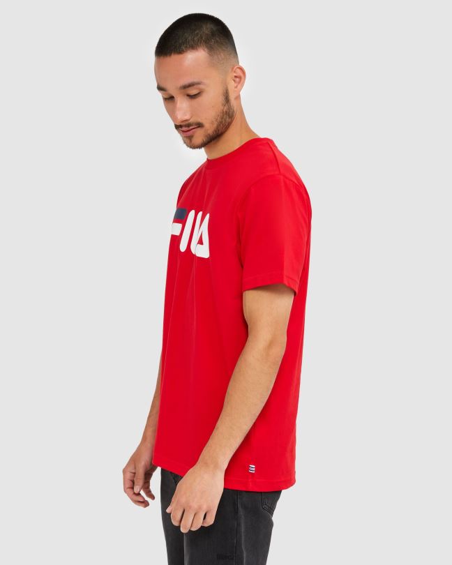 Klasické unisex tričko fila červené 0668L2440 Červené FILA