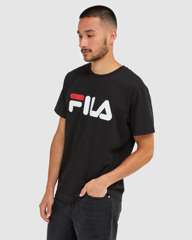 Klasické unisex triko fila černé 0668L2434 Černá FILA