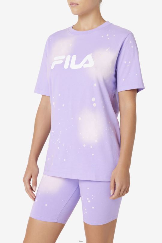 alivia barva na kravatu tee fila viola barva na kravatu 0668L1406 barva na kravatu viola FILA