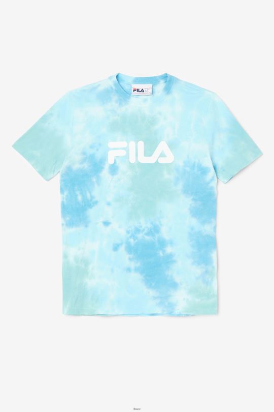 alivia tie dye tee white/splish/all/latigo bay fila 0668L1403 bílá/plish/all/latigo bay FILA