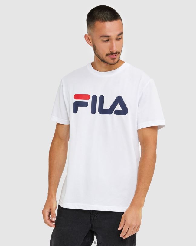 bílé klasické unisex tričko fila 0668L2436 bílý FILA