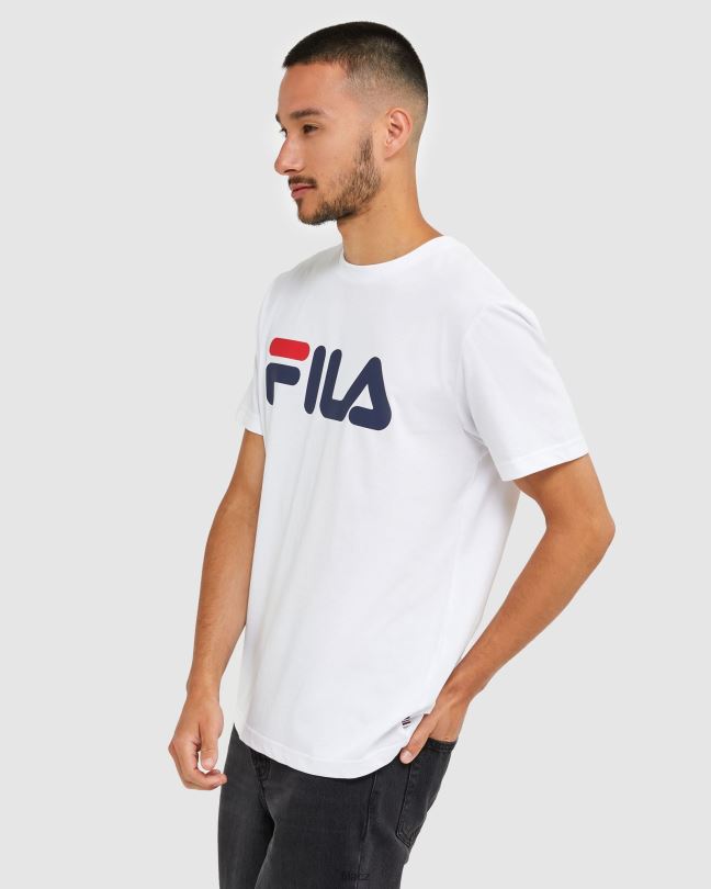 bílé klasické unisex tričko fila 0668L2436 bílý FILA