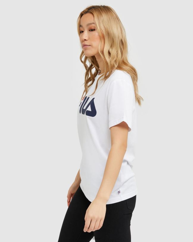 bílé klasické unisex tričko fila 0668L2436 bílý FILA