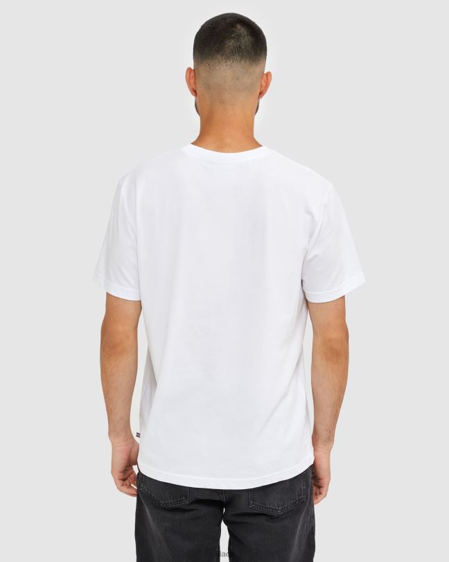 bílé klasické unisex tričko fila 0668L2436 bílý FILA