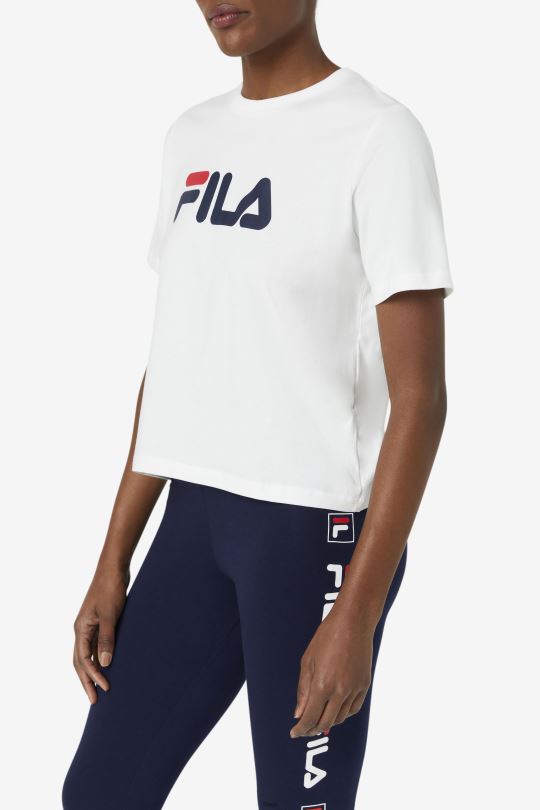bílé tričko fila miss eagle 0668L1408 bílý FILA
