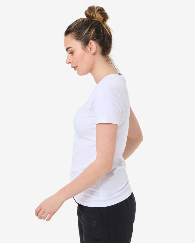 bílé tričko fila yuna 0668L2935 bílý FILA