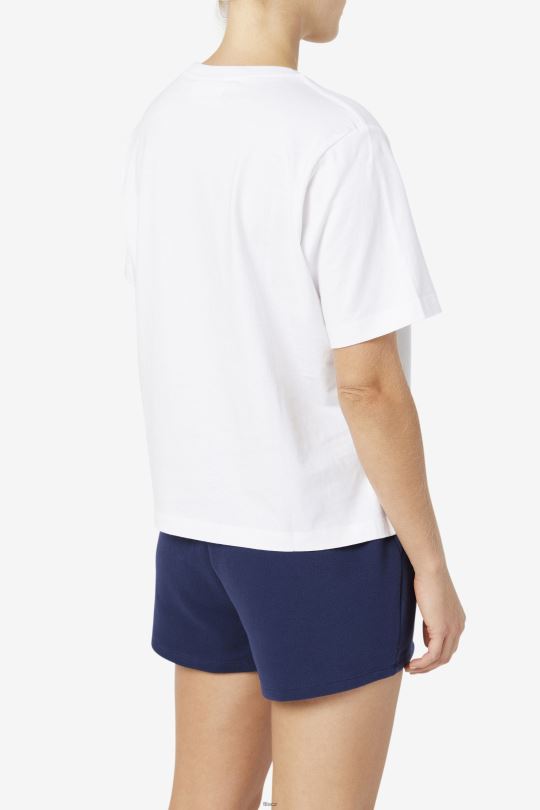 bílé tričko thea fila 0668L1446 bílý FILA